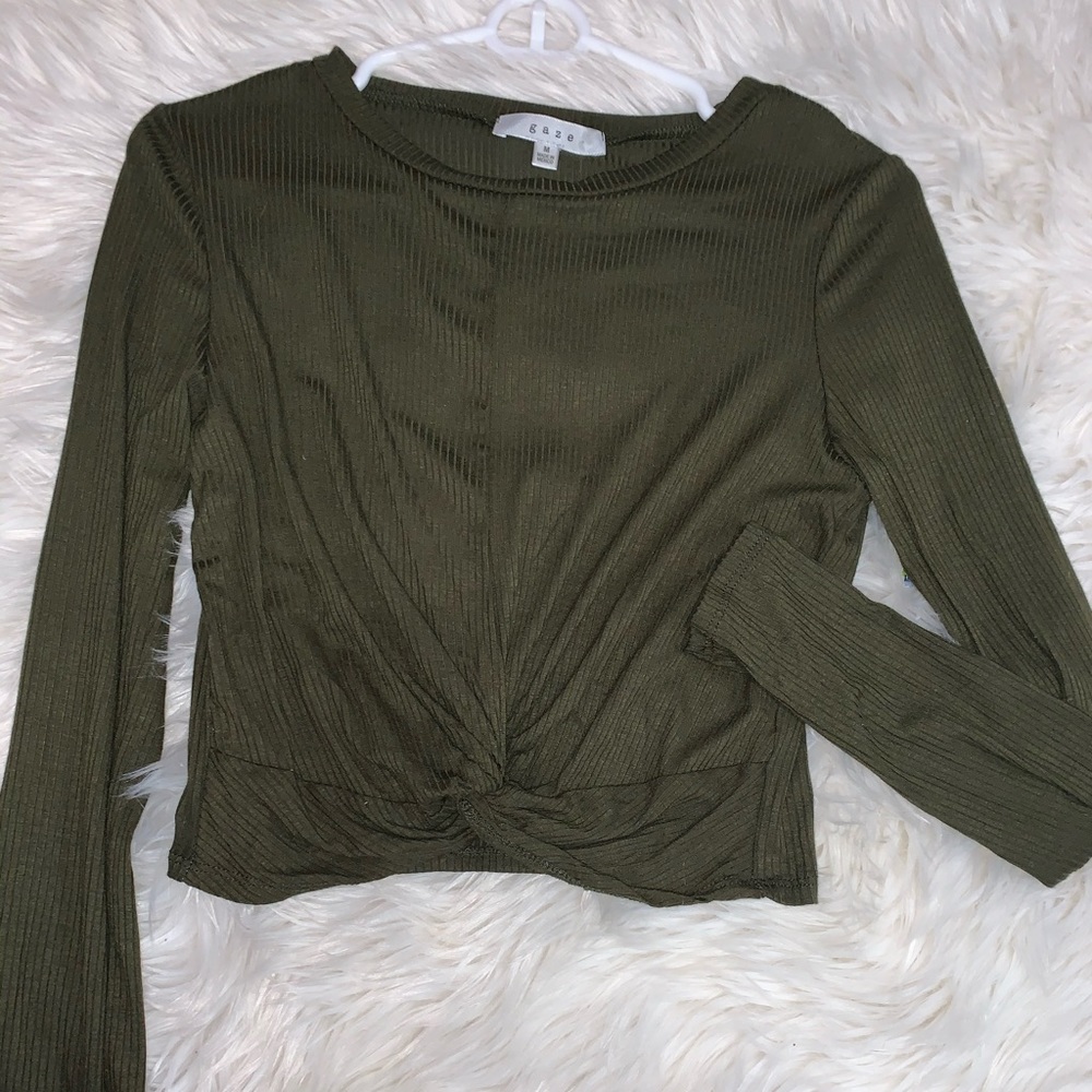 Long Sleeve Crop Top